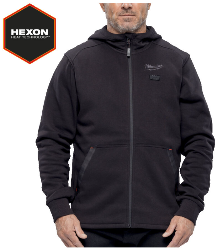 M12 HHBL5-0(XL) Heated Hoodie Black 4932 4991 90