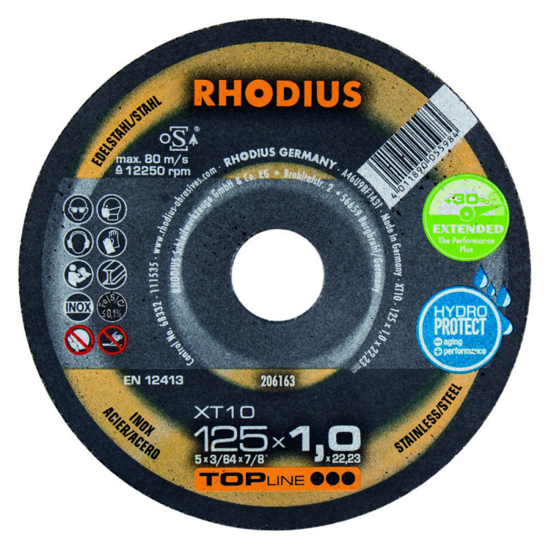 Kot.rez.150*1,5  Rhodius F41 ceramicon+HydroProtect