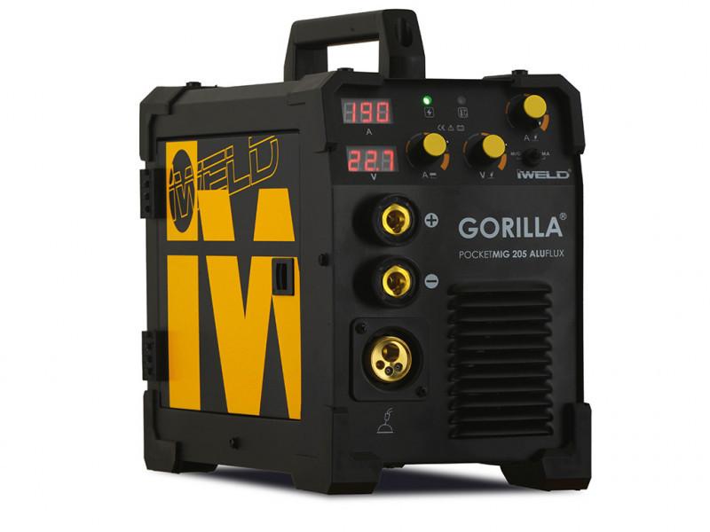 Poloaut.GORILLA PocketMIG 205 Aluflux Iweld