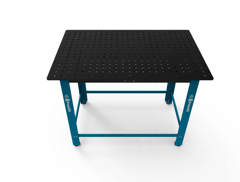Stol zvaracsky GPPH 1200x800 DIY, diery 28mm 50x50