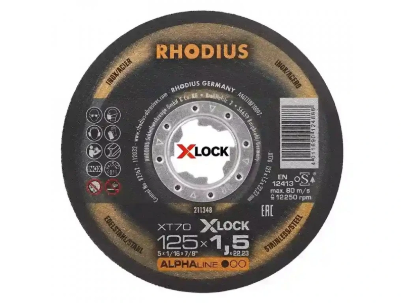 Kot.rez.125*1,5  X-LOCK XT70