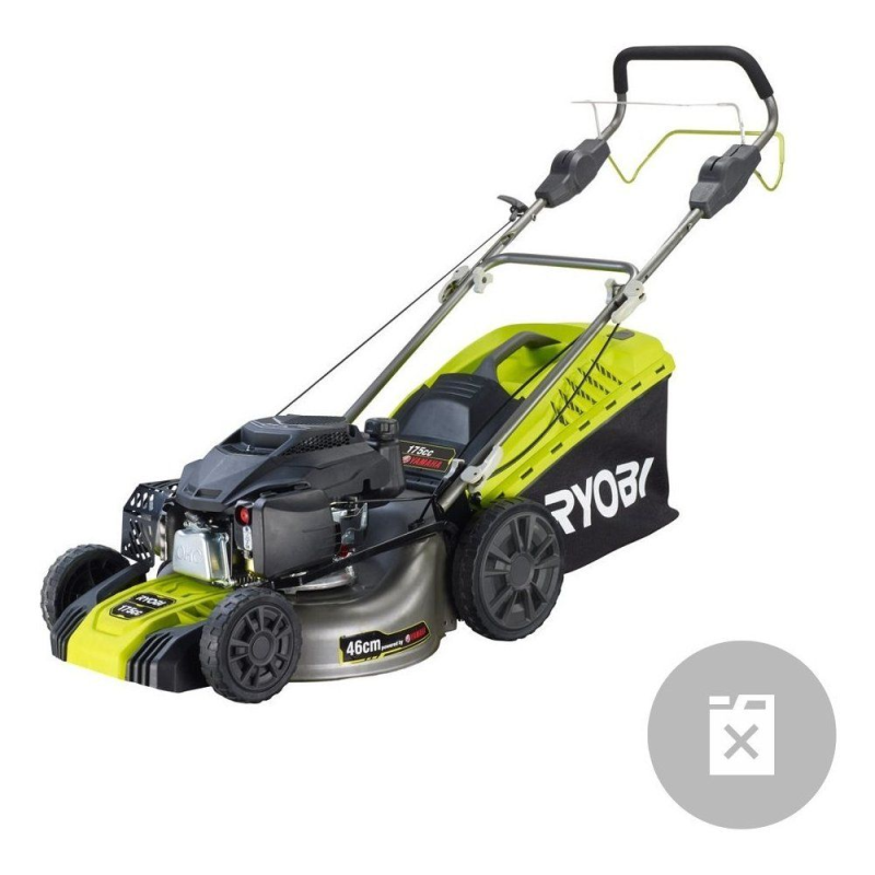 Kosacka benzin. Ryobi RLM46175Y 46CM + pojazd