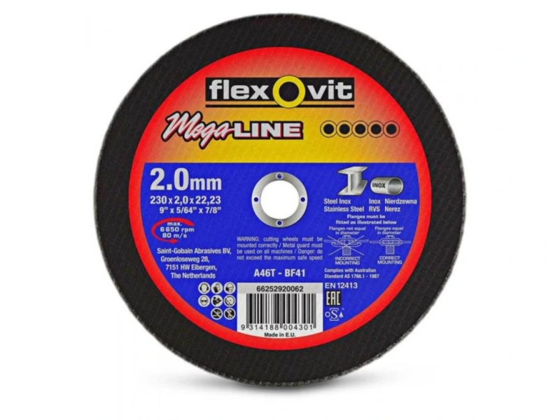 Kot.rez.115*1,6  INOX   ML Flexovit