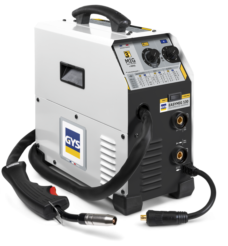 Poloautomat EasyMIG 130 package