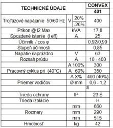 Poloautomat CEA CONVEX 401 Basic komplet