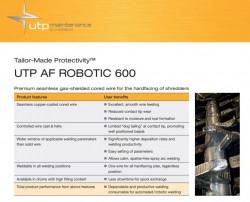 UTP AF ROBOTIC 600 pr. 1,2 mm tvrdonávar trubička