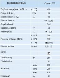 Poloaut. CONVEX 321 Premium + vozik CT70  