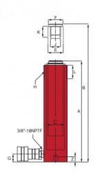 Hydraulický valec HC1203XT 