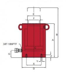 Hydraulický valec HL 10002  