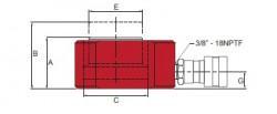 Hydraulický valec  HF 3005