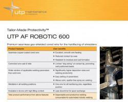 UTP AF ROBOTIC 600 pr. 1,6 mm tvrdonávar trubička