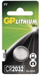 Bateria 3V GP CR2032 B1532 220mAh lithiova