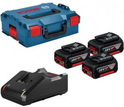 GBA 18V 5,0Ah(3x)+GAL 18-40 CV L-BOX 0615990L3T